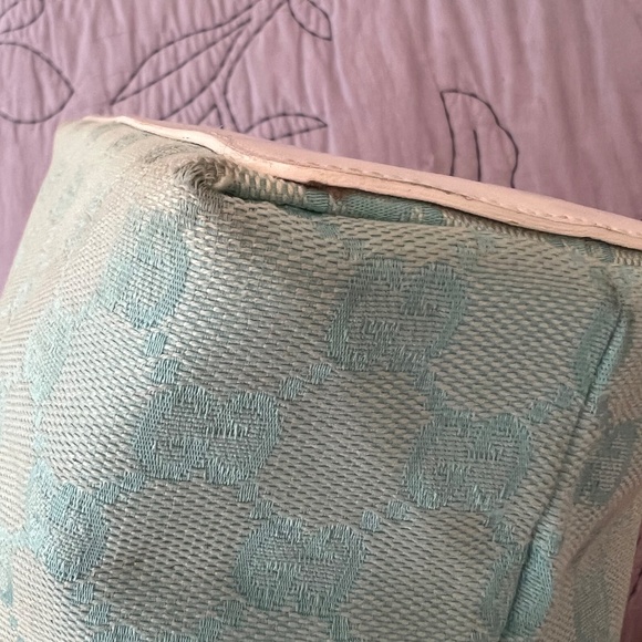 Gucci vintage GG canvas Bucket bag baby blue - Picture 15 of 16